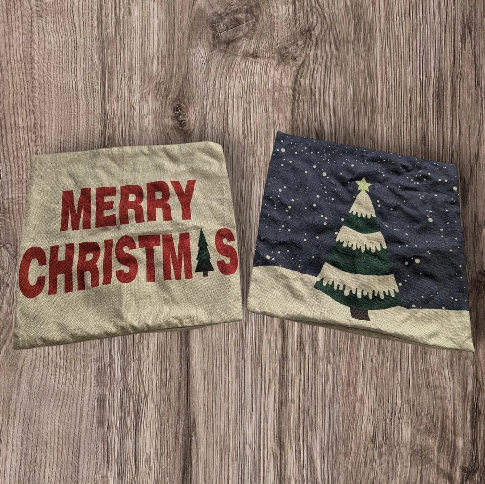 Christmas Tree Pillow Covers Set Of 2